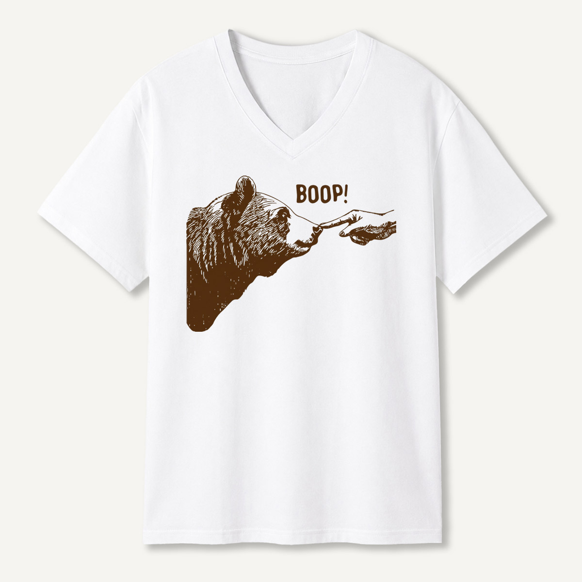 Boop Bear Nose V-neck T-Shirt