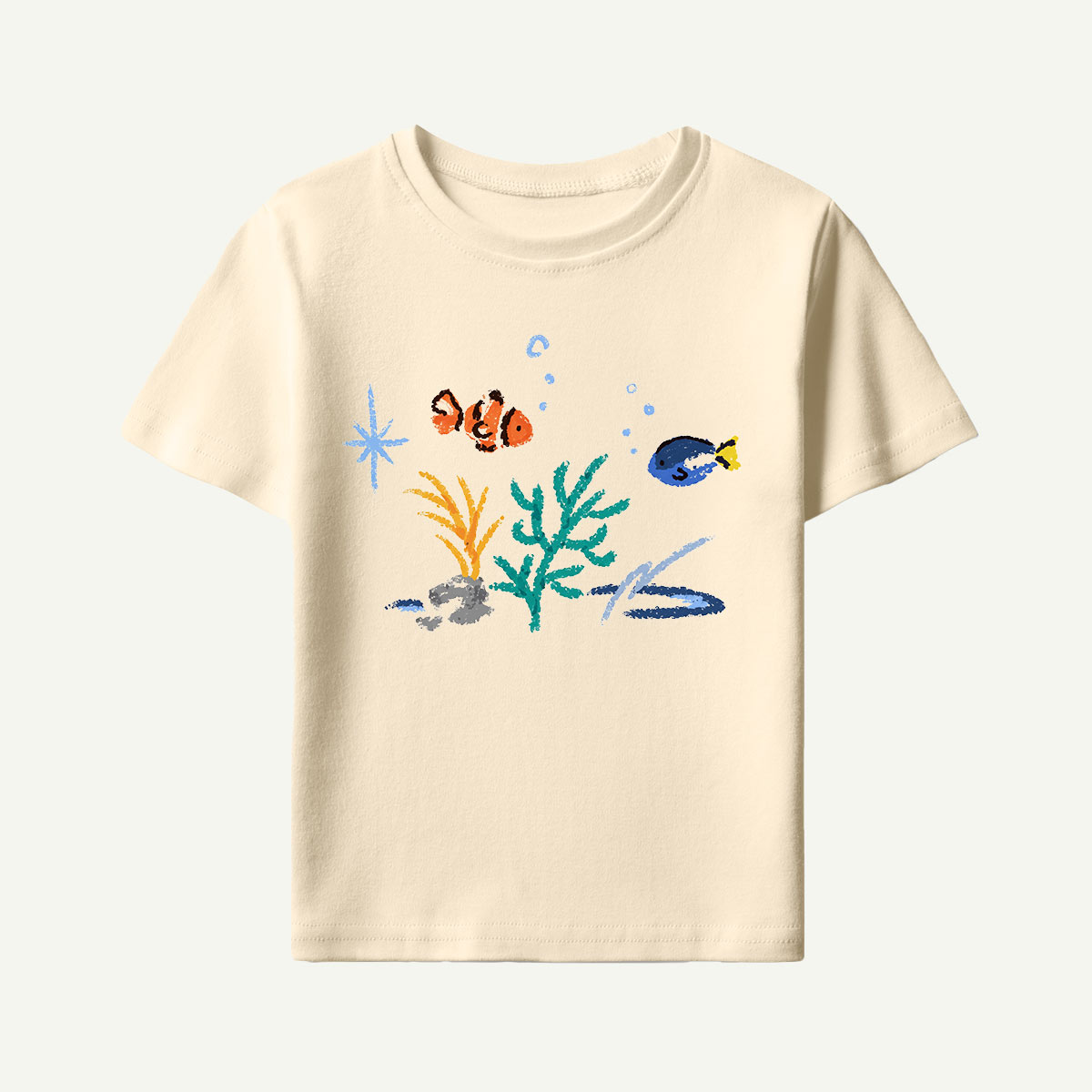 Colorful Reef Fish Underwater Kids T-Shirt