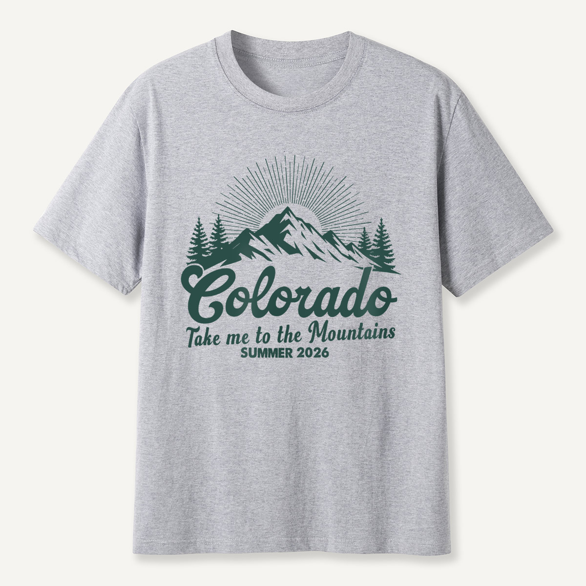 Colorado Mountains Summer 2026 Nature Wanderlust T-Shirt