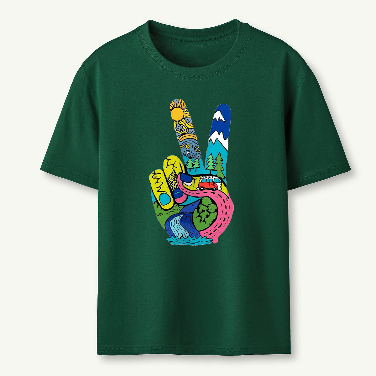 Funky Peace Nature T-Shirt