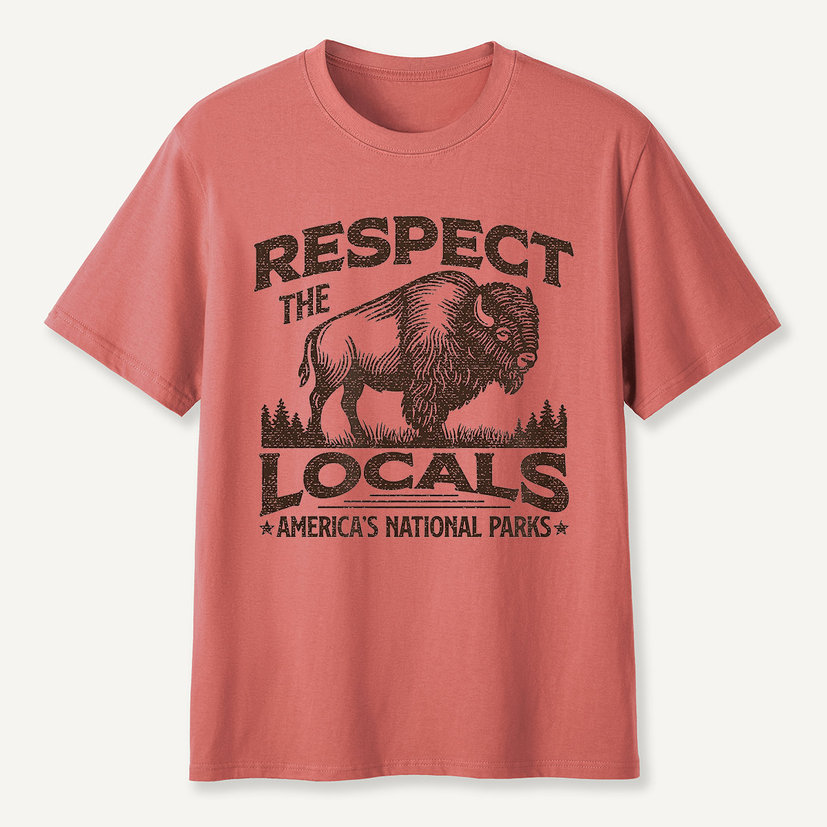 Respect the Locals Bison National Parks T-Shirt