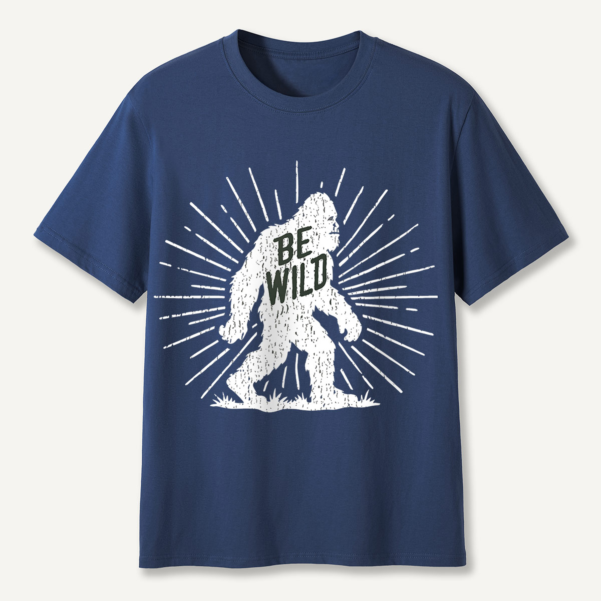 Be Wild Bigfoot Silhouette T-Shirt