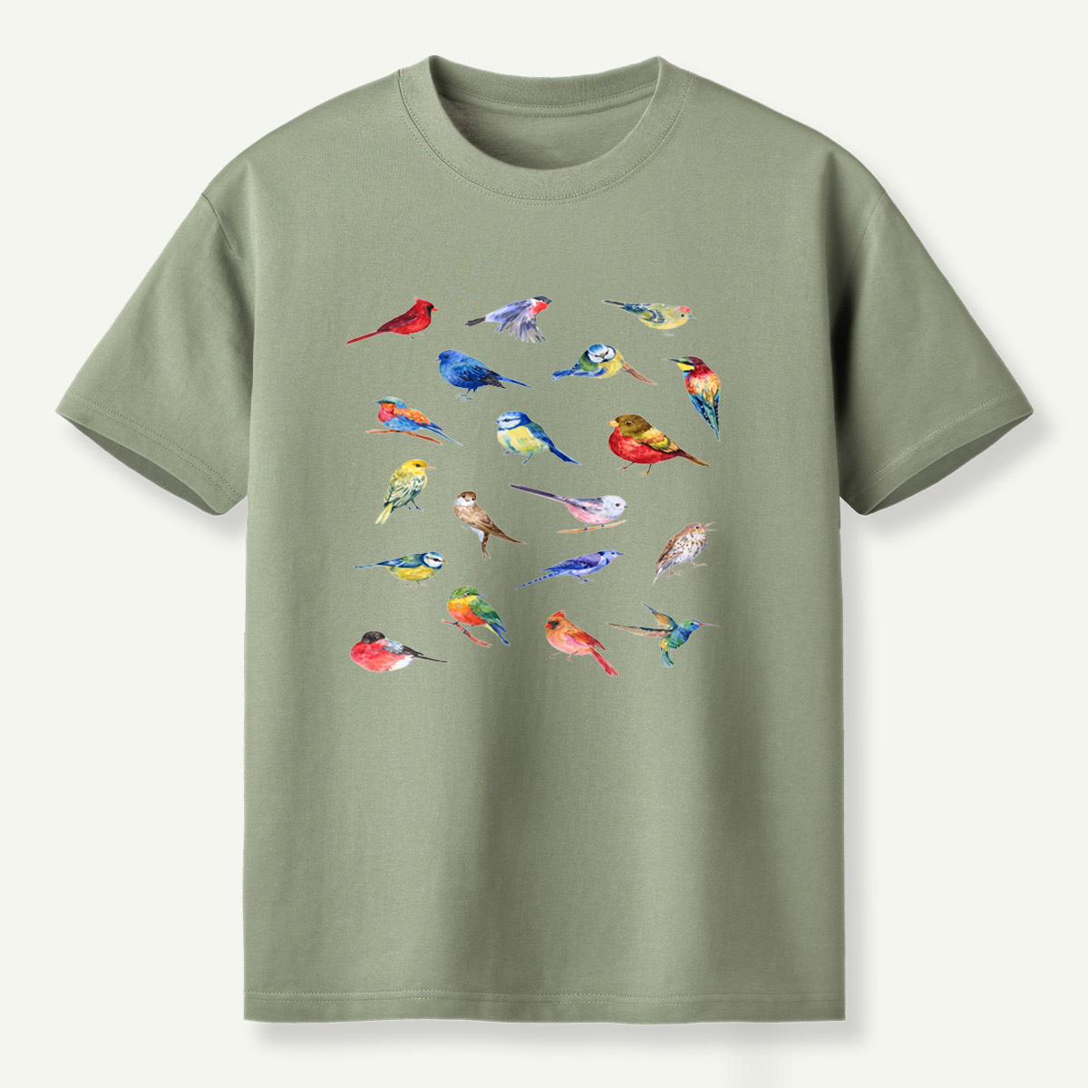 Watercolor Songbirds Collection T-Shirt