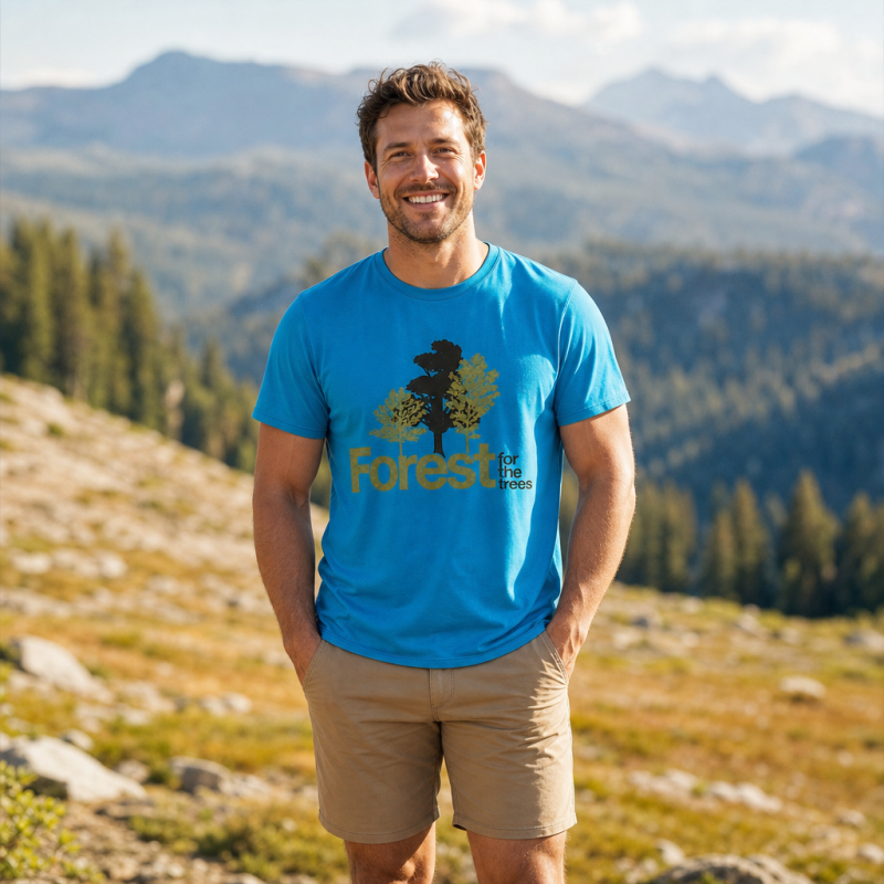 Forest for the Trees Silhouette Quote T-Shirt