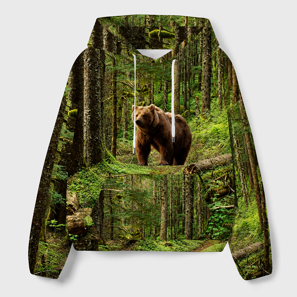 Forest Guardian Bear Premium Eco Hoodie