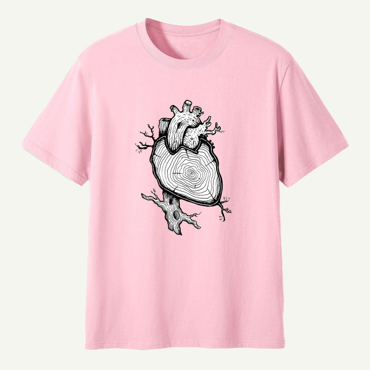 Anatomical Heart In Bloom T-Shirt