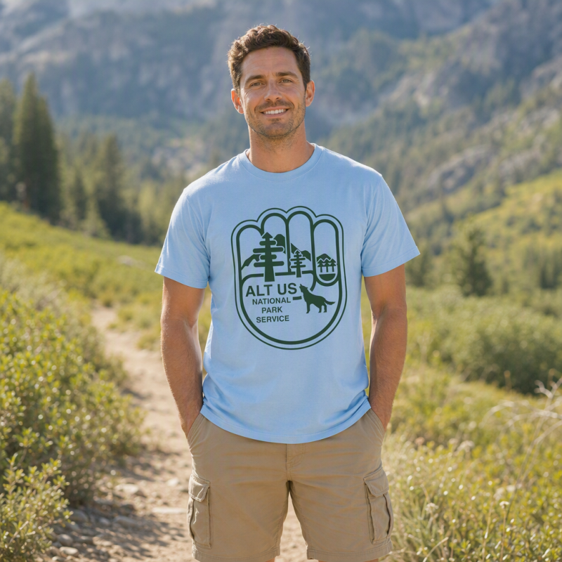 Alt US National Park Service Hand Emblem T-Shirt