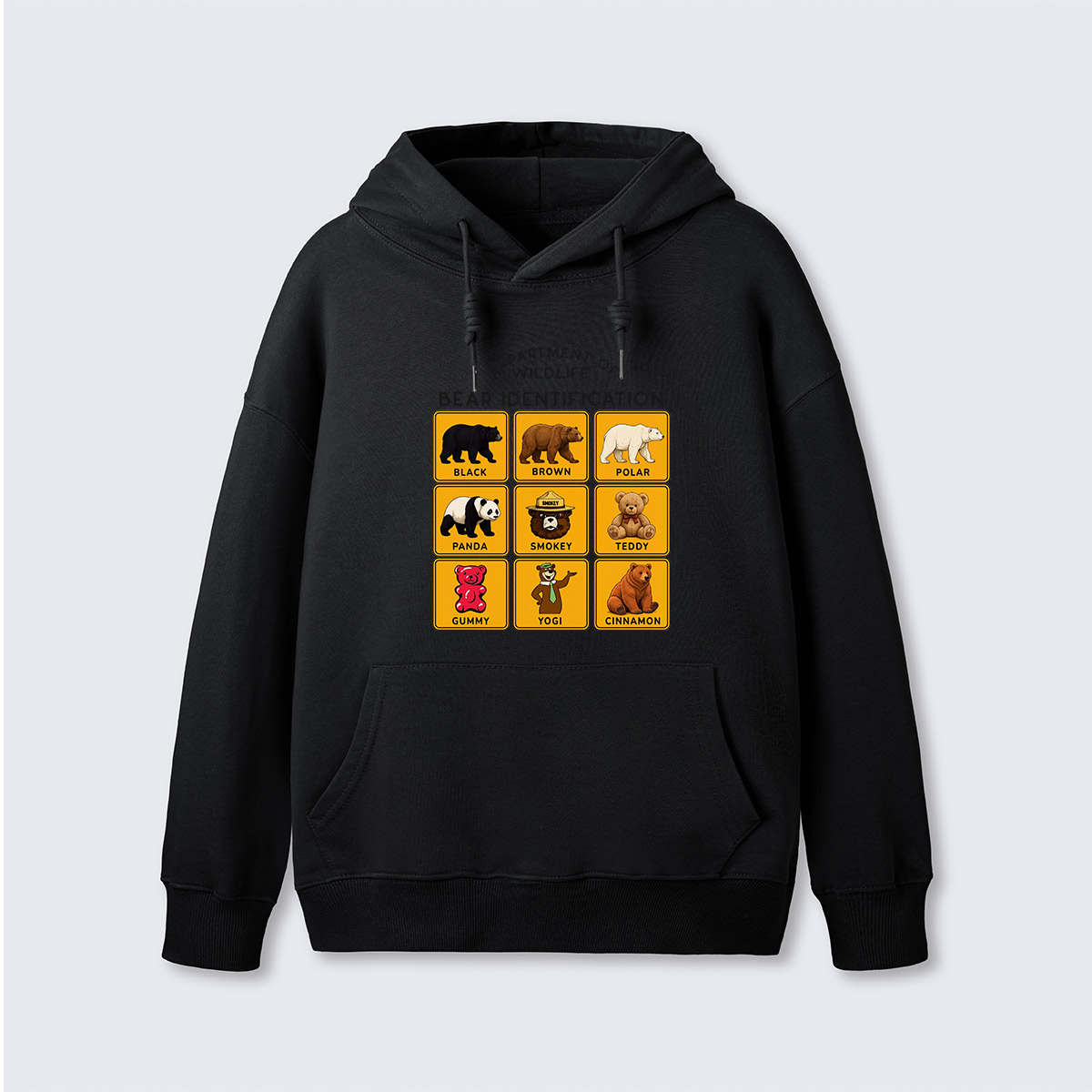 Department of Wildlife Bear Identification Hoodie