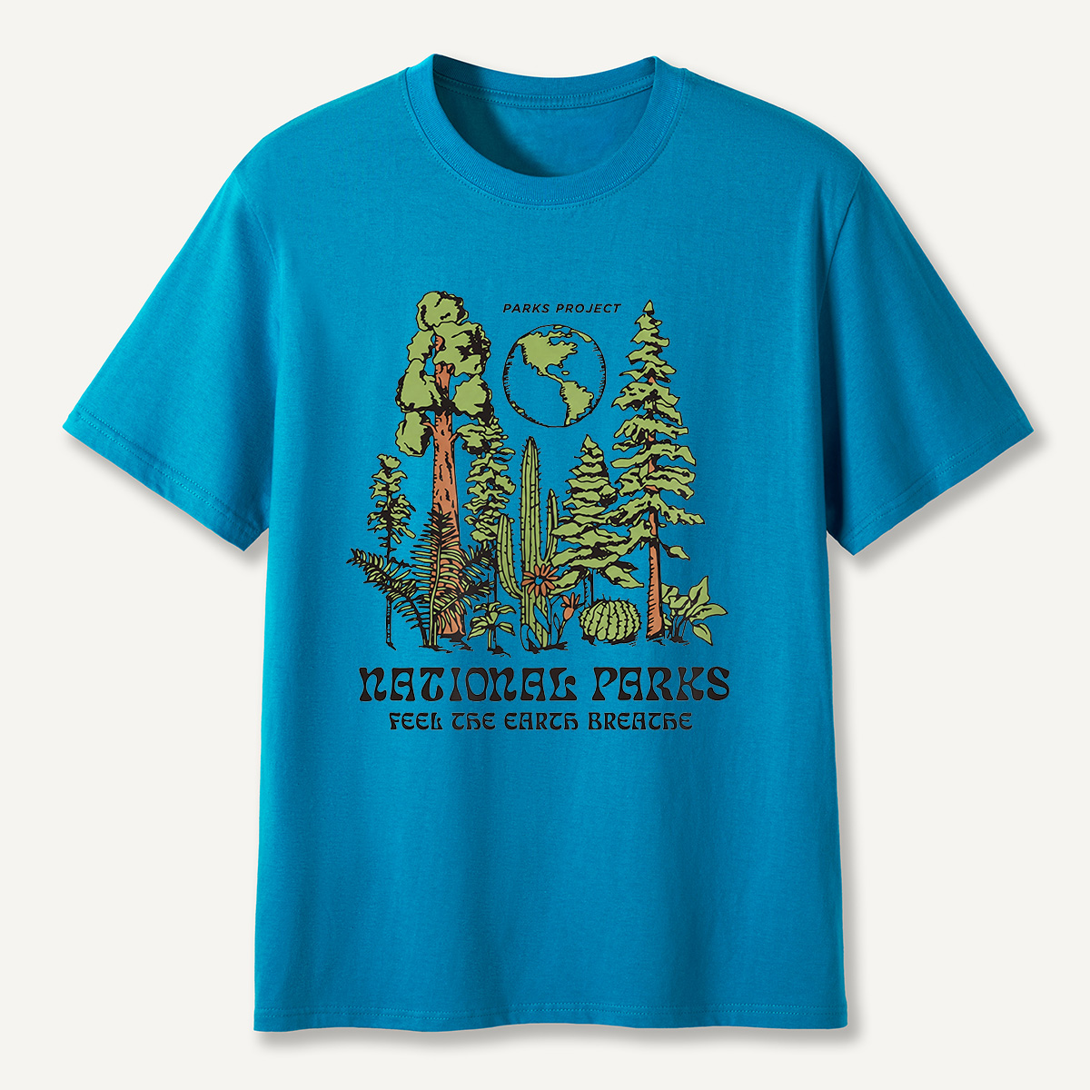 MDCTBYWY26072204 Parks Project Feel the Earth Breathe T-Shirt