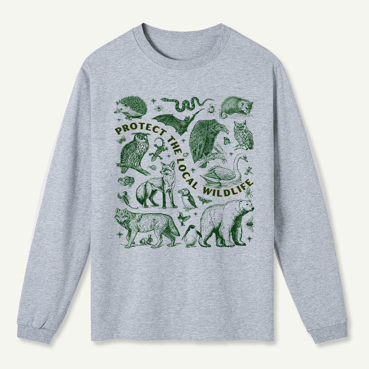 Protect the Local Wildlife Conservation Long Sleeve T-Shirt