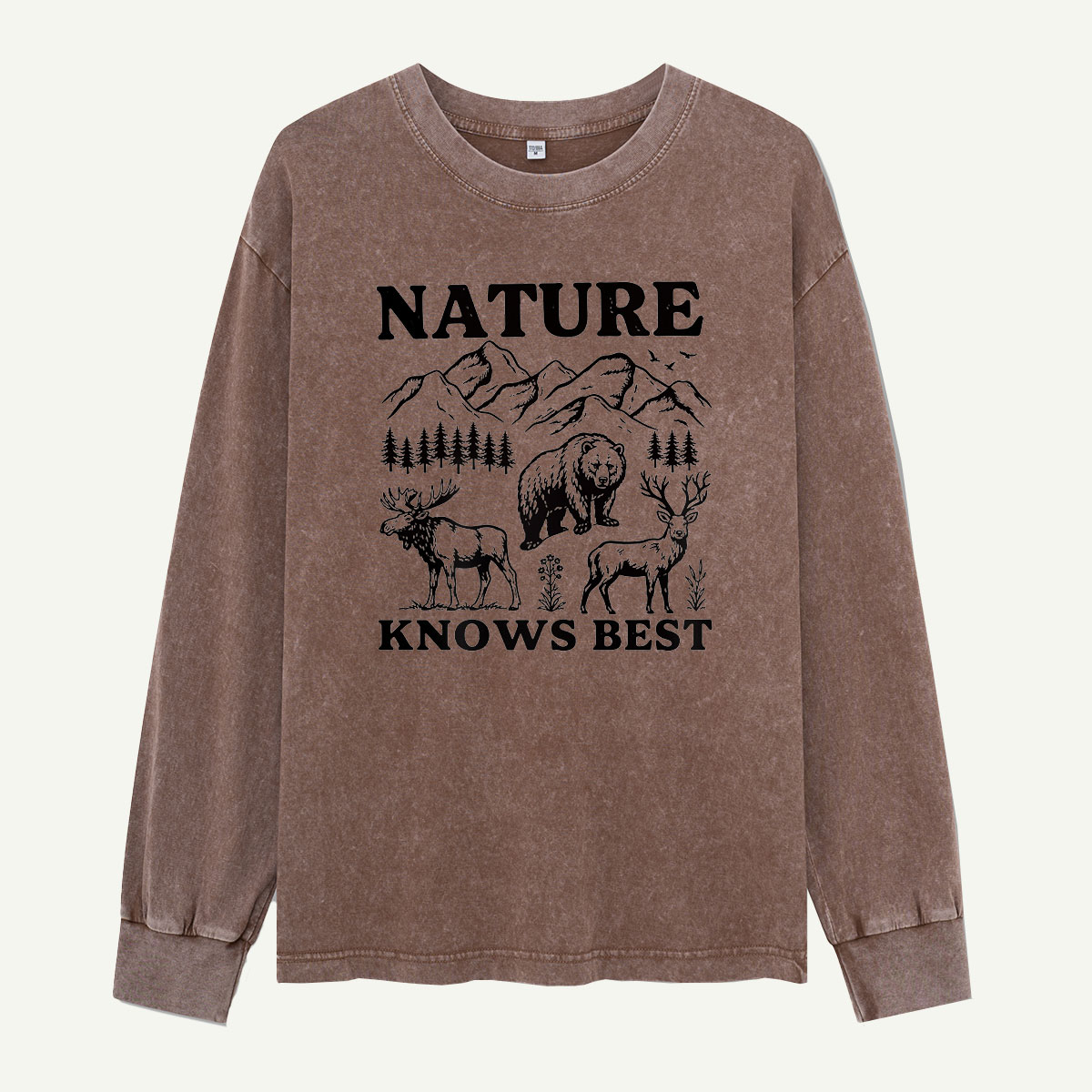 Nature Knows Best Washed Long Sleeves