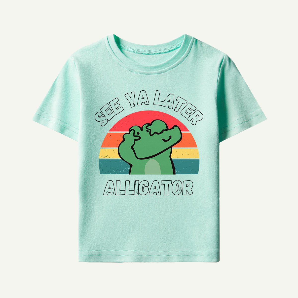 See Ya Later Alligator Retro Kids T-Shirt