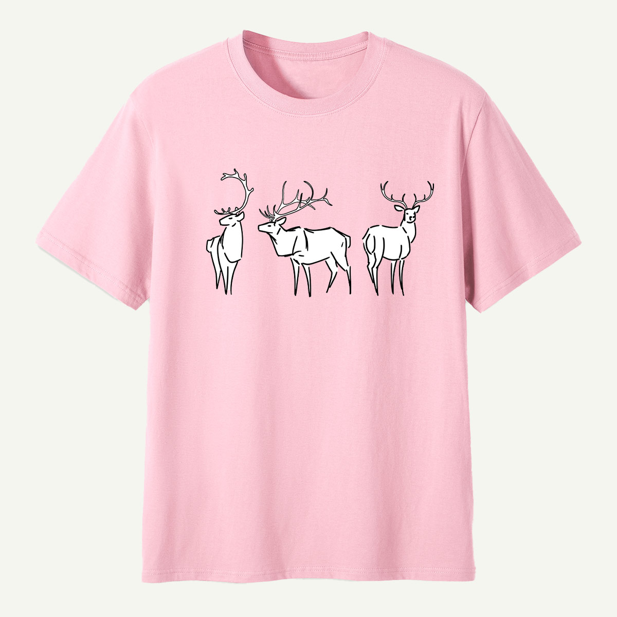 Deer Species Antler Study T-Shirt