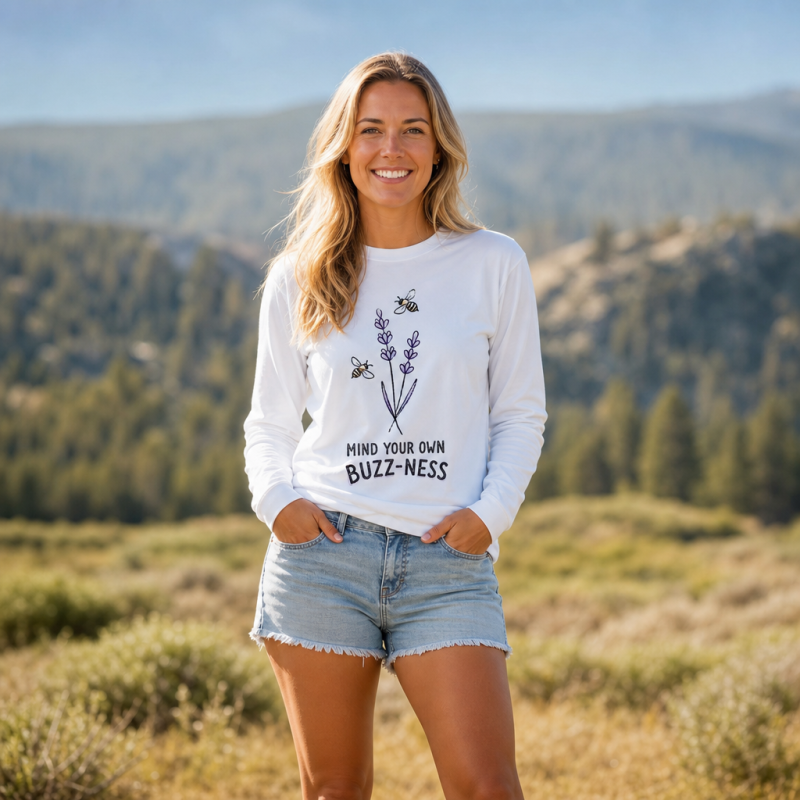 Mind Your Own Buzz-ness Long Sleeve T-Shirt