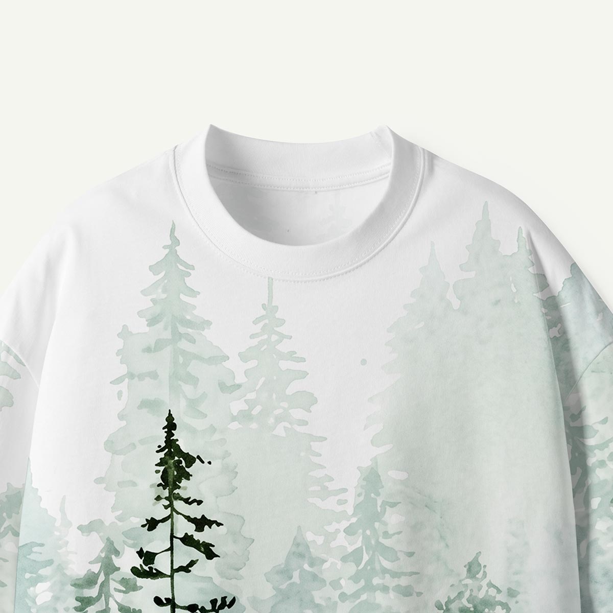 Misty Evergreen Forest Premium Eco Tee