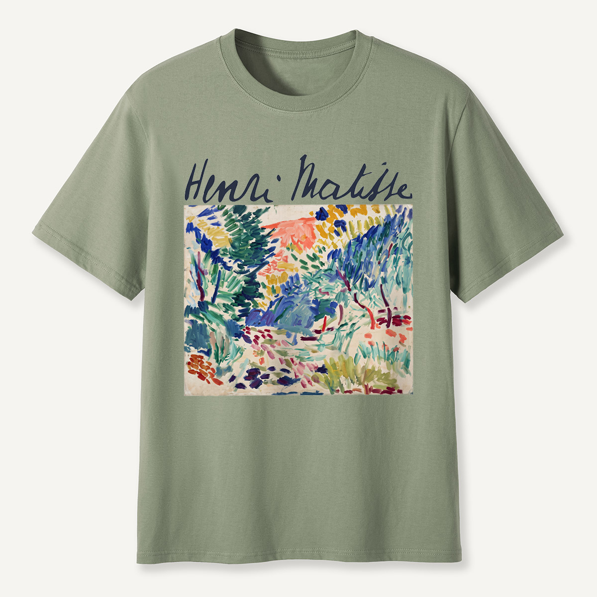 Henri Matisse Colorful Garden Art T-Shirt