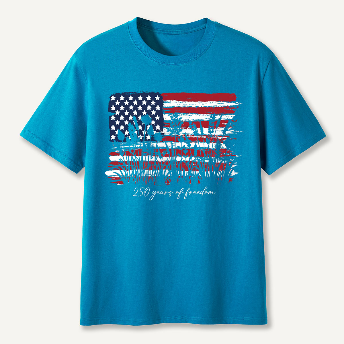 Vintage American Flag 250 Years of Freedom T-Shirt