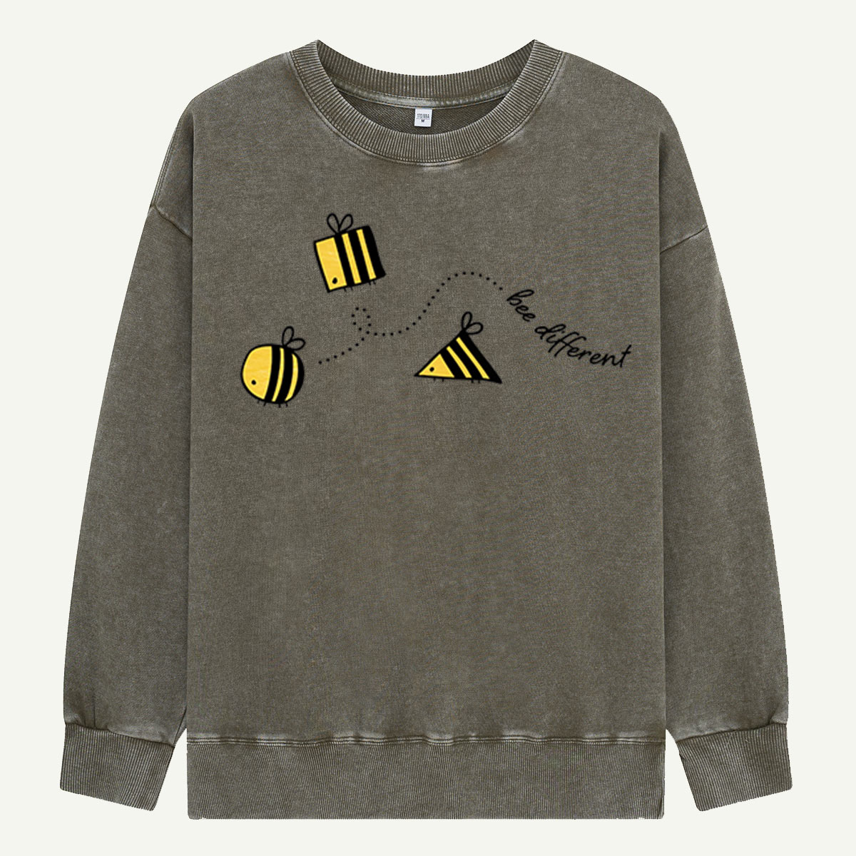 Bee Different Washed Sweatshirts