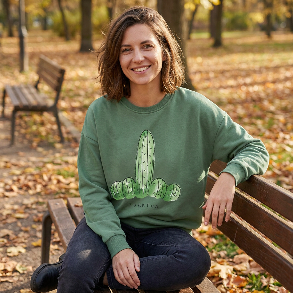Cactus Graphic Sweatshirts