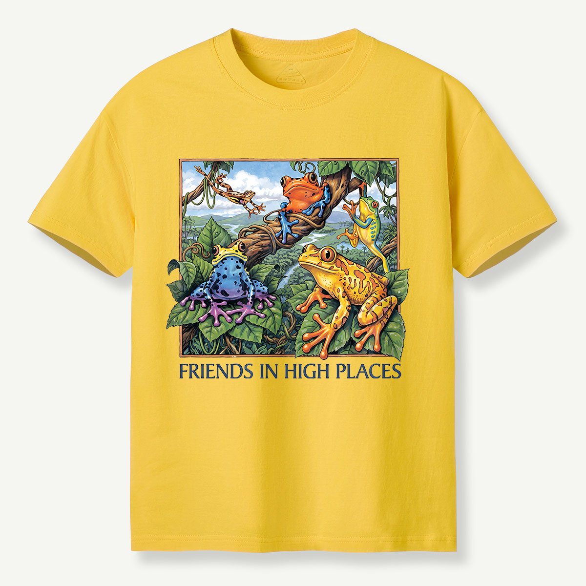 Friends in High Places Colorful Tree Frog T-Shirt
