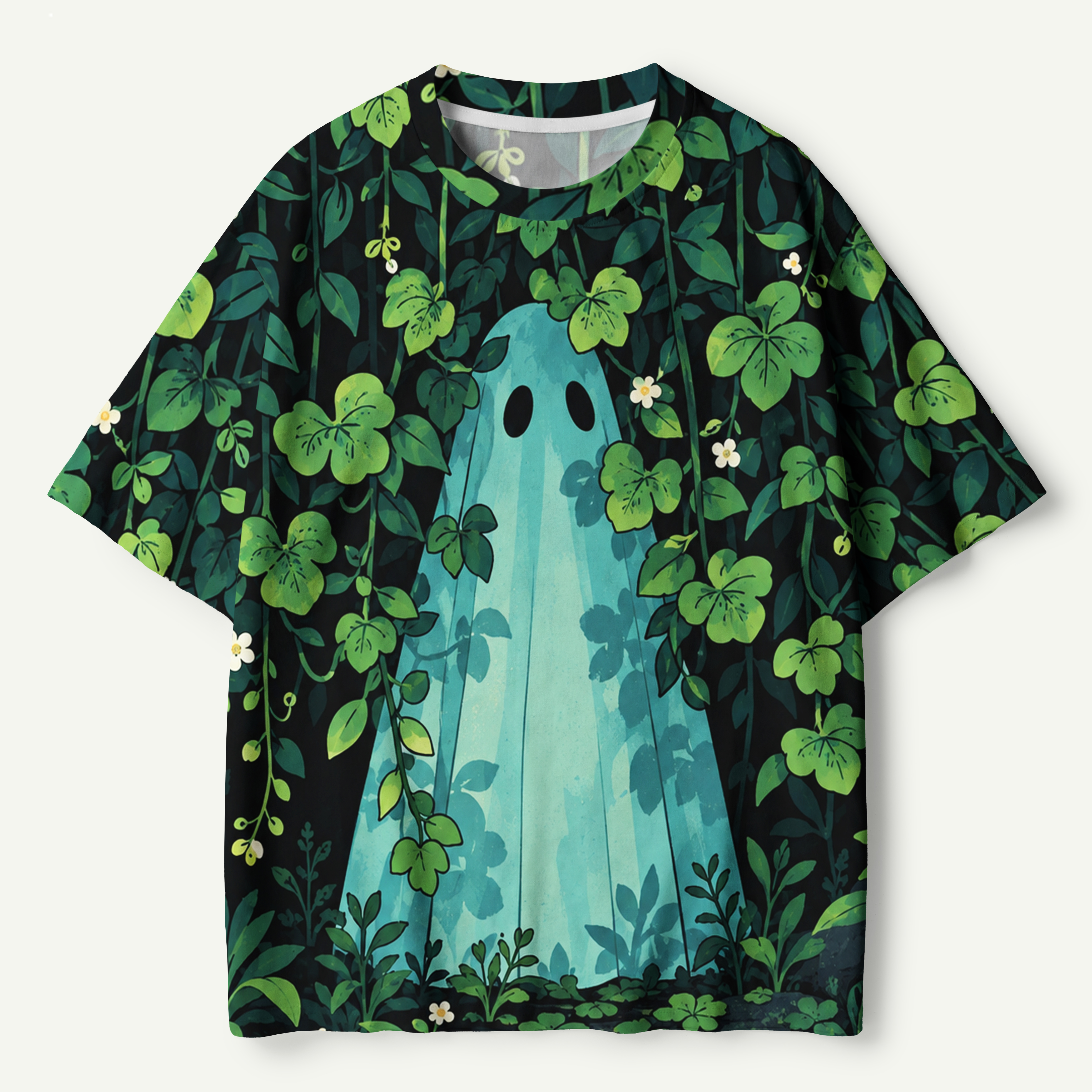 Hidden Ghost In The Ivy Premium Pure Cotton Tee