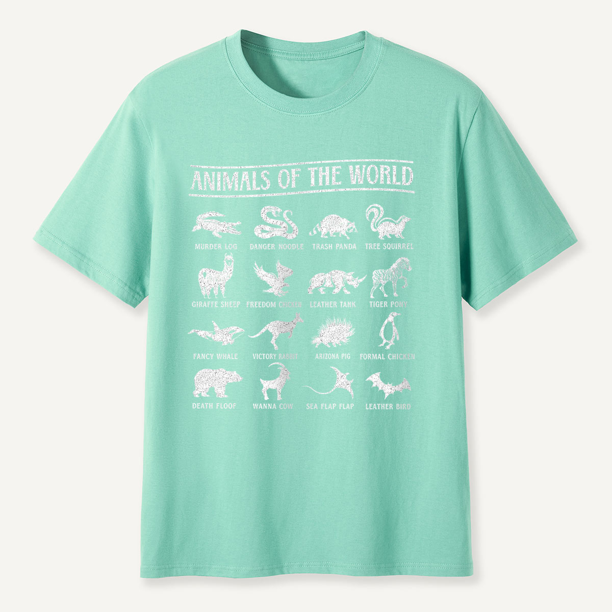 Animals of the World Funny Names T-Shirt