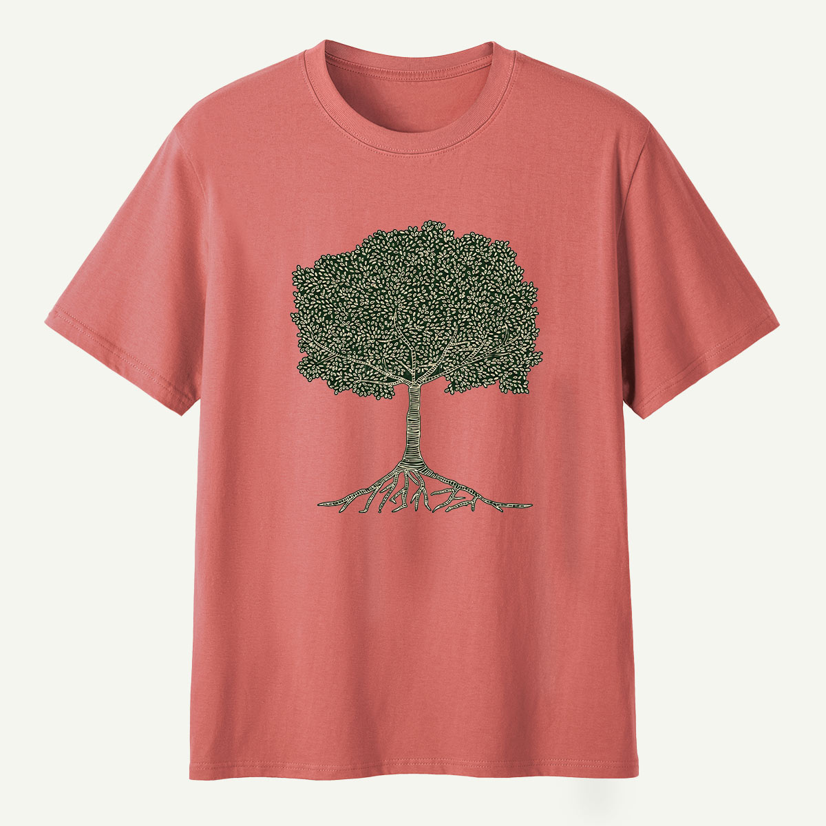 Tree Roots Of Life Silhouette T-Shirt