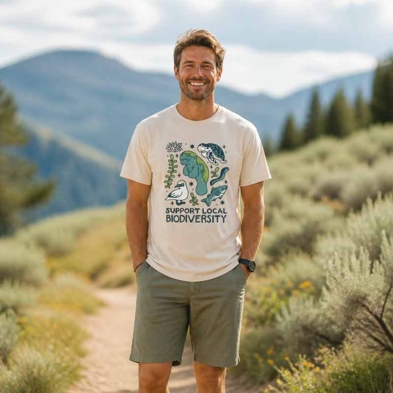 Support Local Biodiversity Aquatic Animals T-Shirt