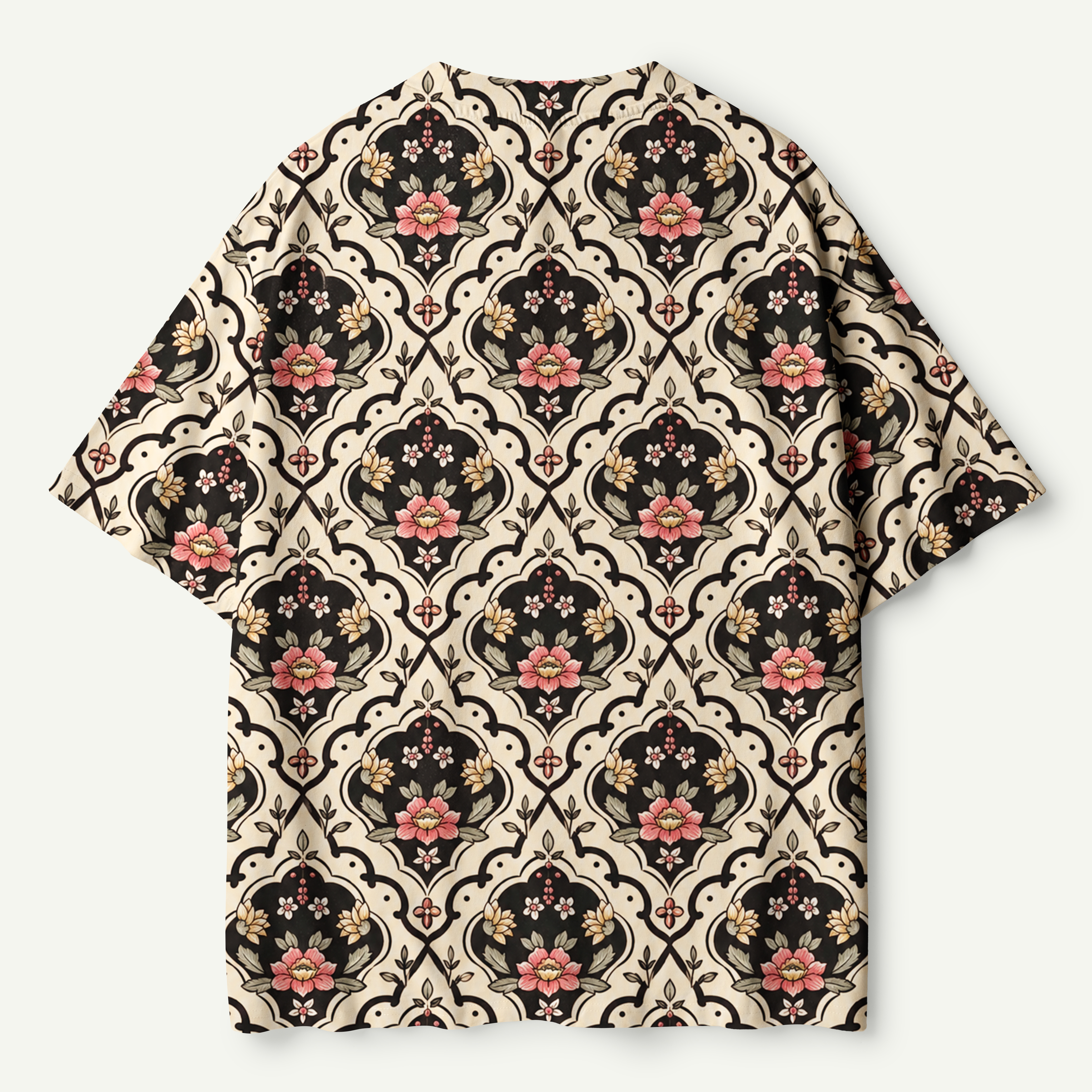 Vintage Rose Medallion Premium Pure Cotton Tee