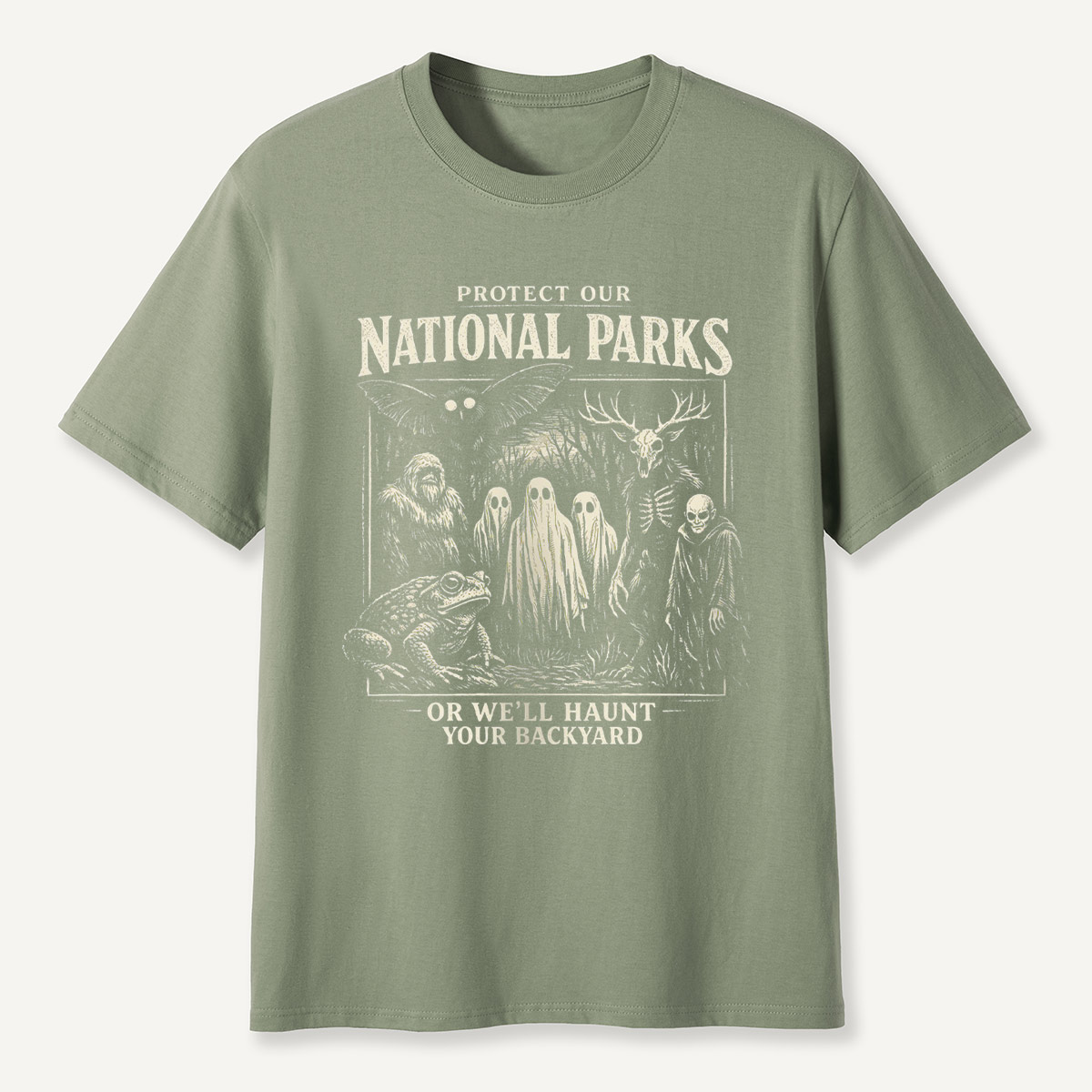 Protect Our National Parks Cryptid T-Shirt