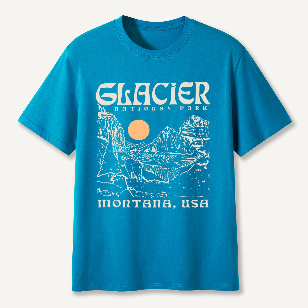 National Park Inspired Mountain T-Shirt