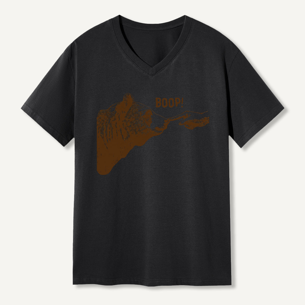 Boop Bear Nose V-neck T-Shirt