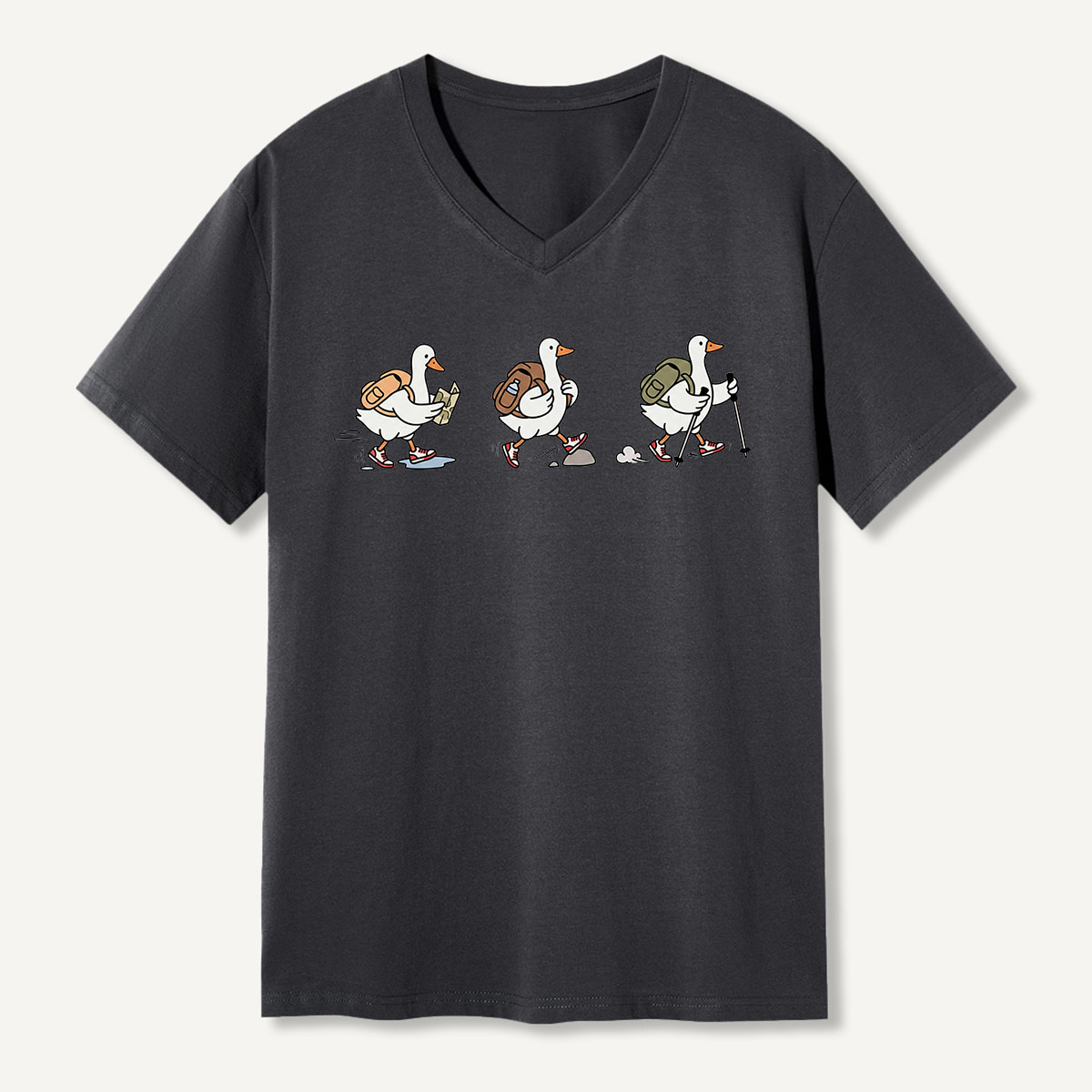 Little Bird Walking Parade V-neck T-Shirt