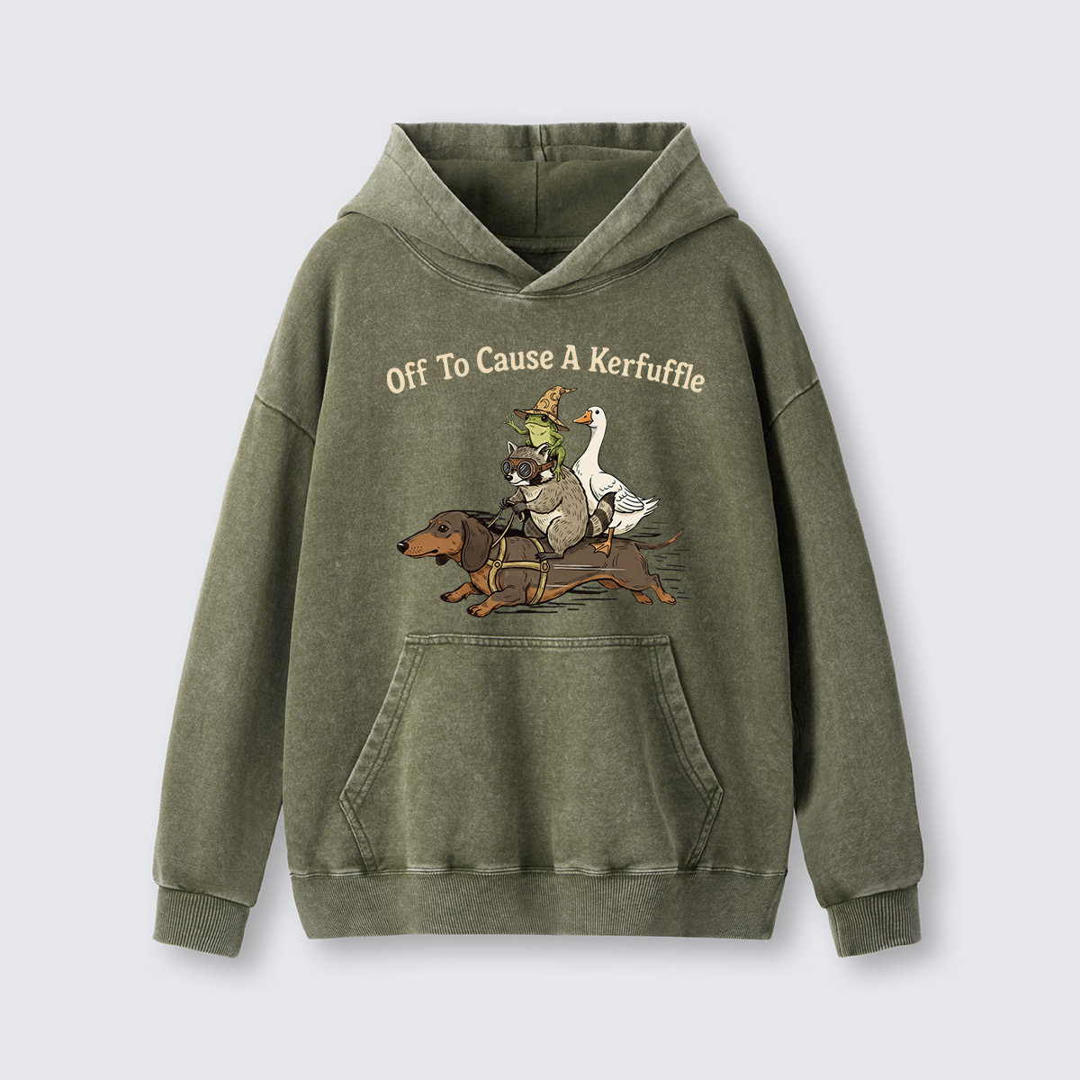 水洗9 Washed Hoodie