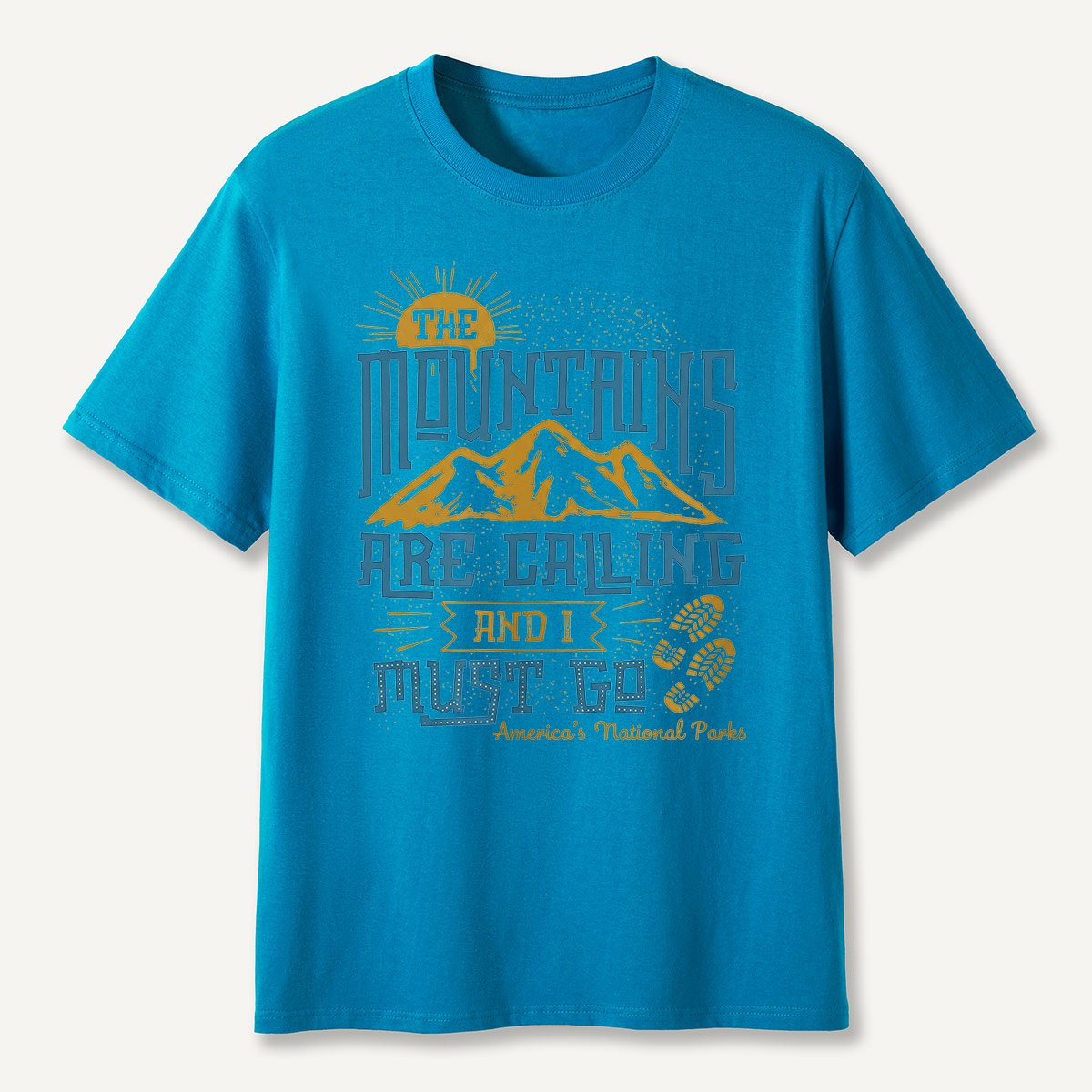 Mountains Are Calling I Must Go Quote  T-Shirt