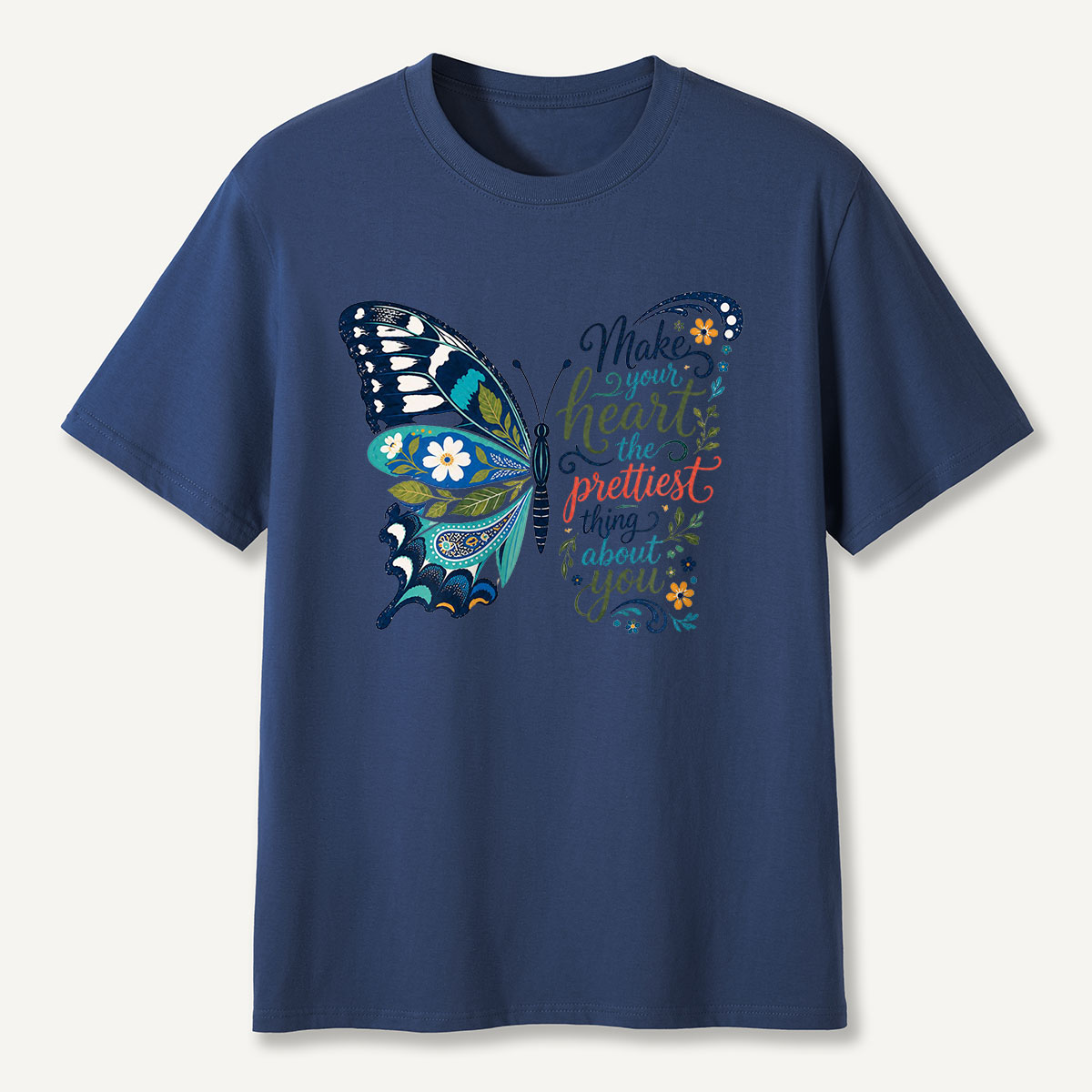 Inspirational Butterfly Nature Quote T-Shirt