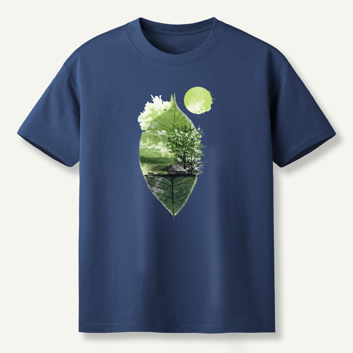Forest Inside A Leaf Landscape T-Shirt