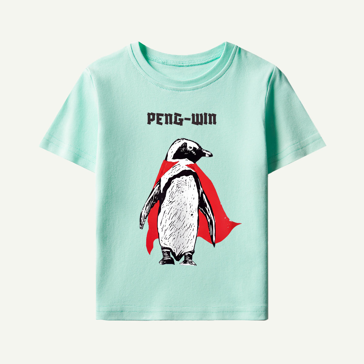 Superhero Peng-win Kids T-Shirt