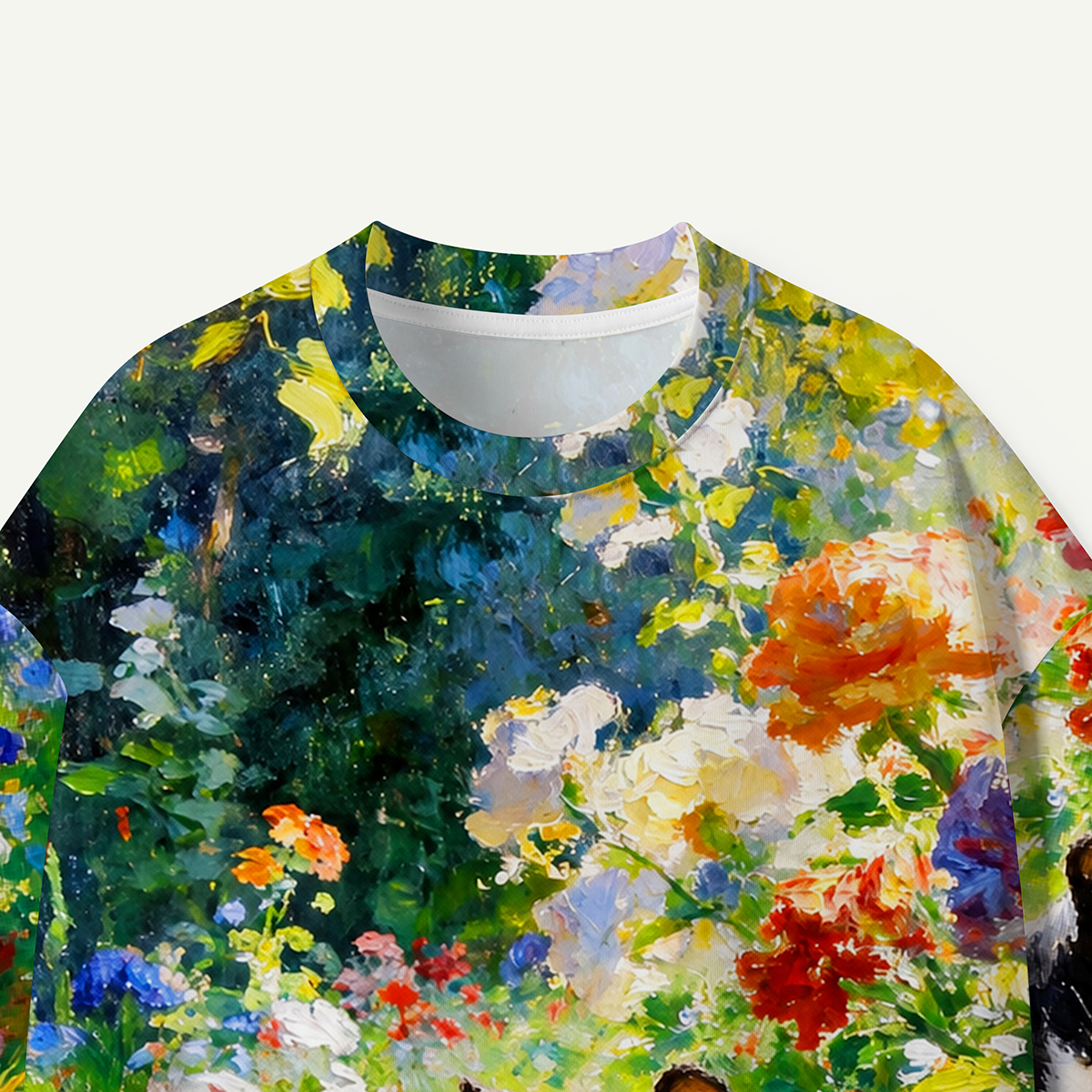 Blooming Garden Cat Premium Eco Tee