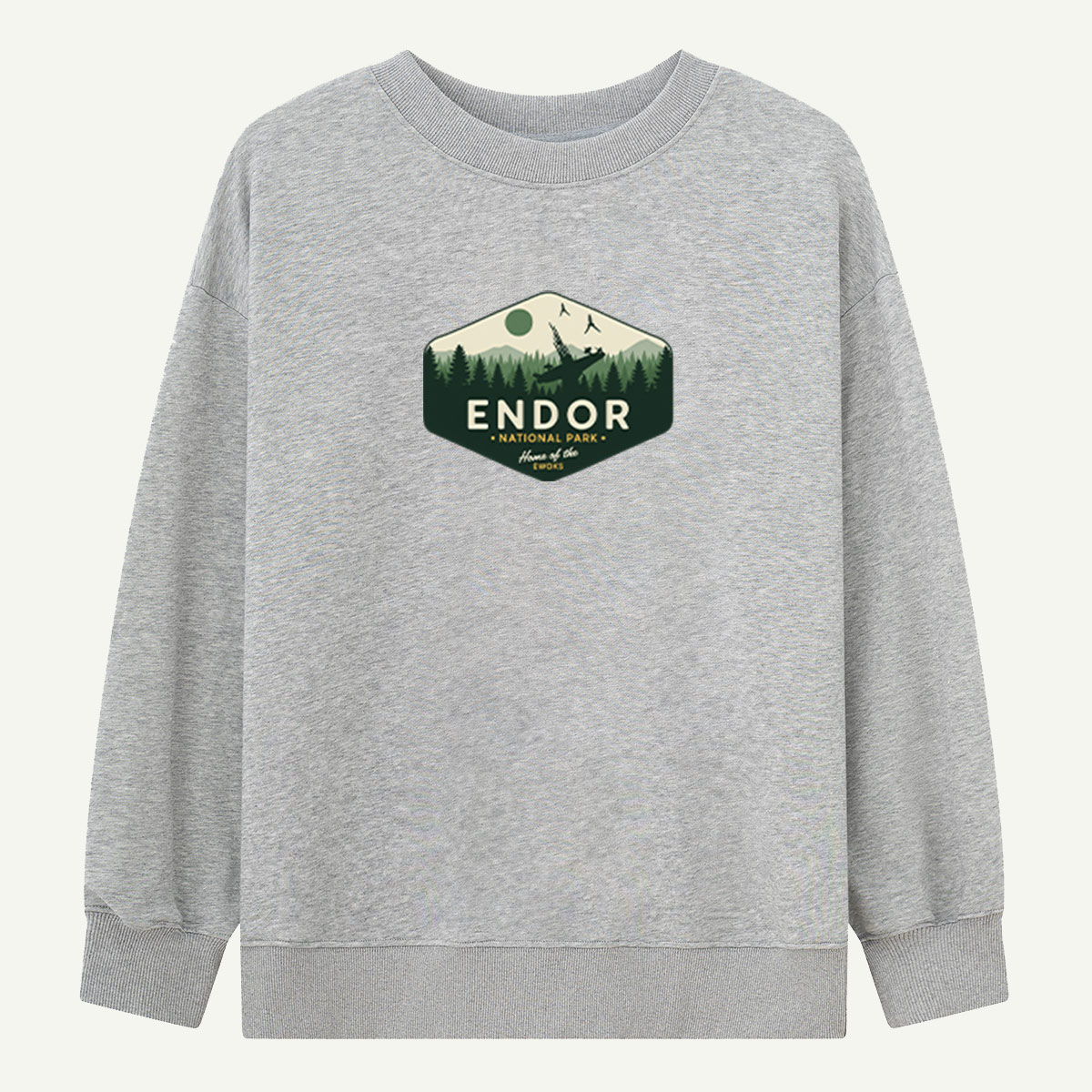 Endor National Park Forest Moon Badge Sweatshirts