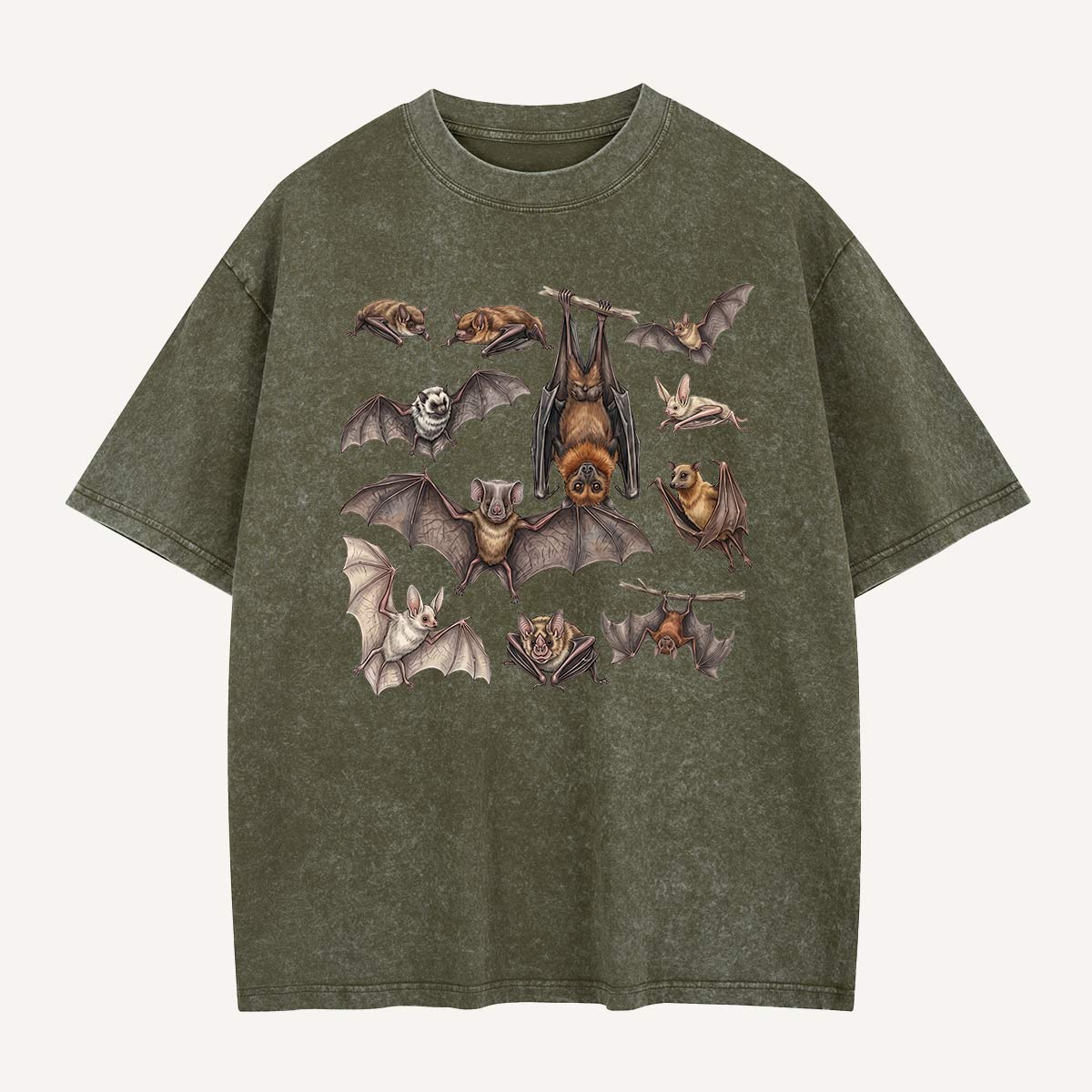 Bat Squad Lineup Washed T-Shirt