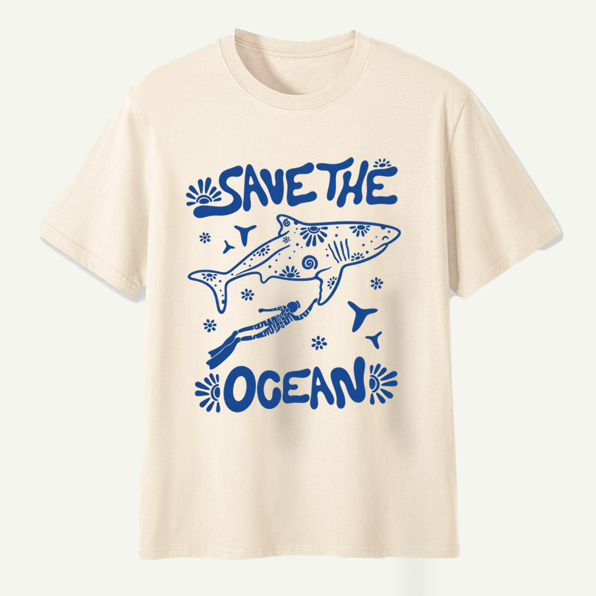 Save The Ocean Whale Marine Life T-Shirt