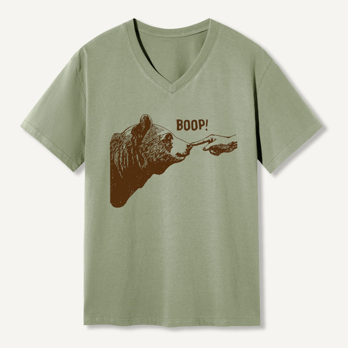 Boop Bear Nose V-neck T-Shirt