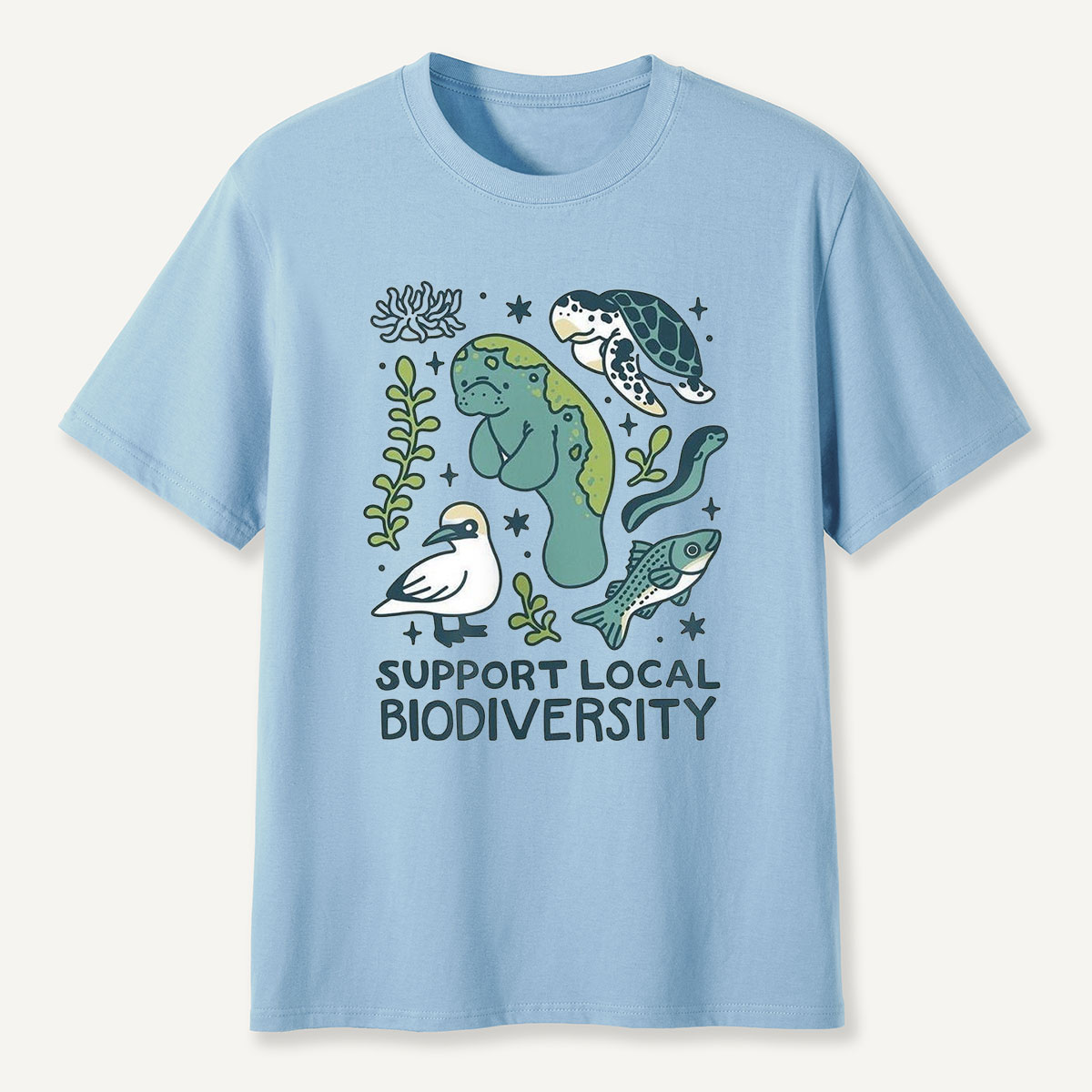 Support Local Biodiversity Aquatic Animals T-Shirt