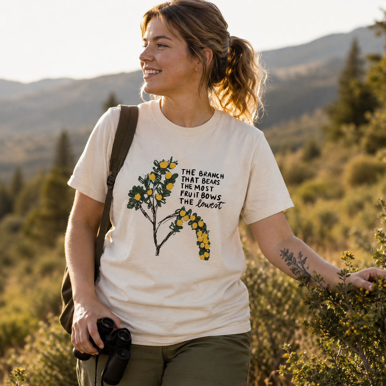 The Branch That Bears The Most Fruit Bows The Lowest T-Shirt