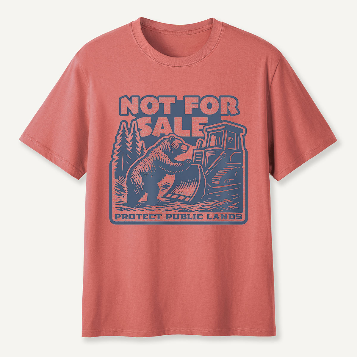 Not for Sale Protect Public Lands Bear Protest T-Shirt