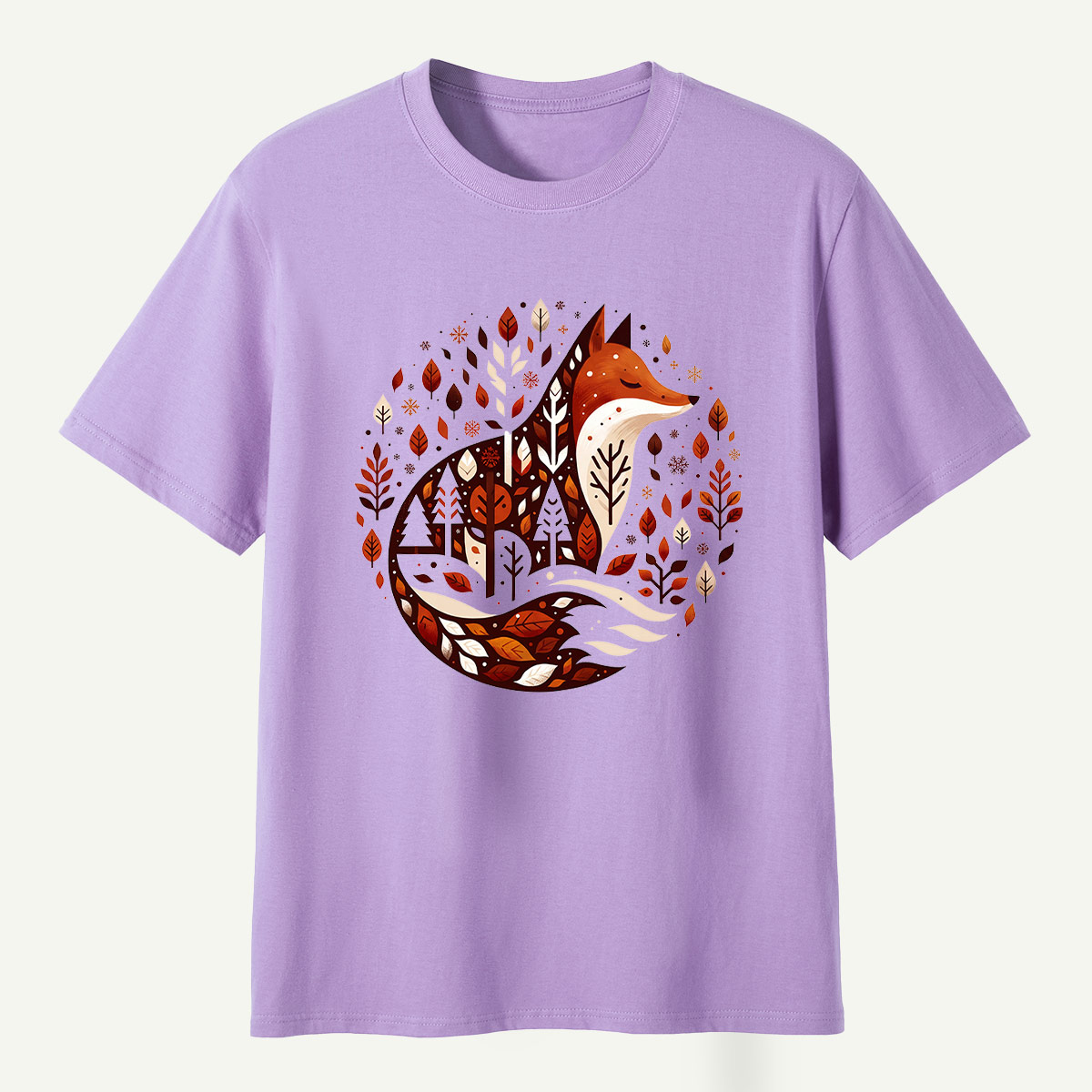 Fox Forest Winter Village T-Shirt