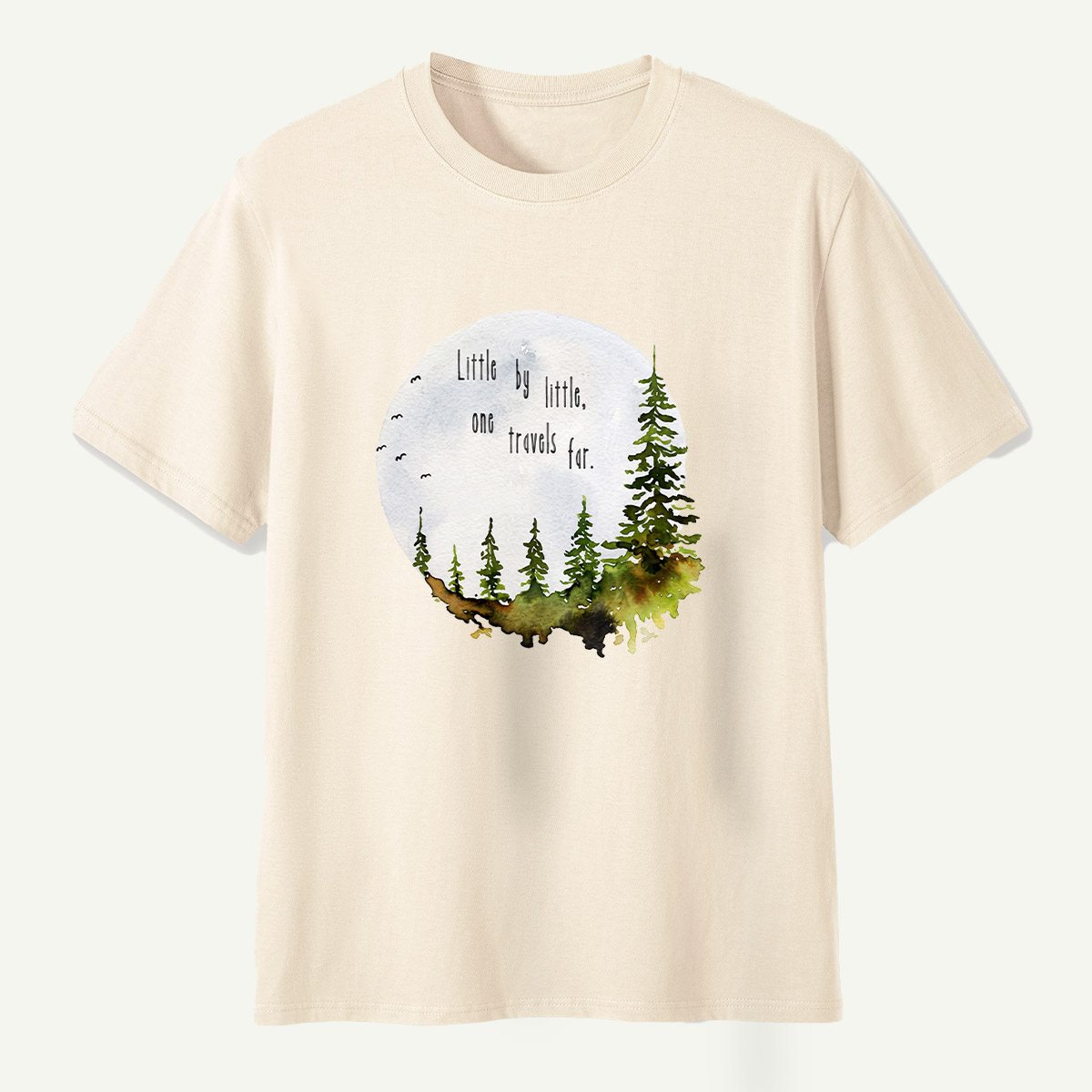 Life Is Better In The Woods Forest Circle T-Shirt