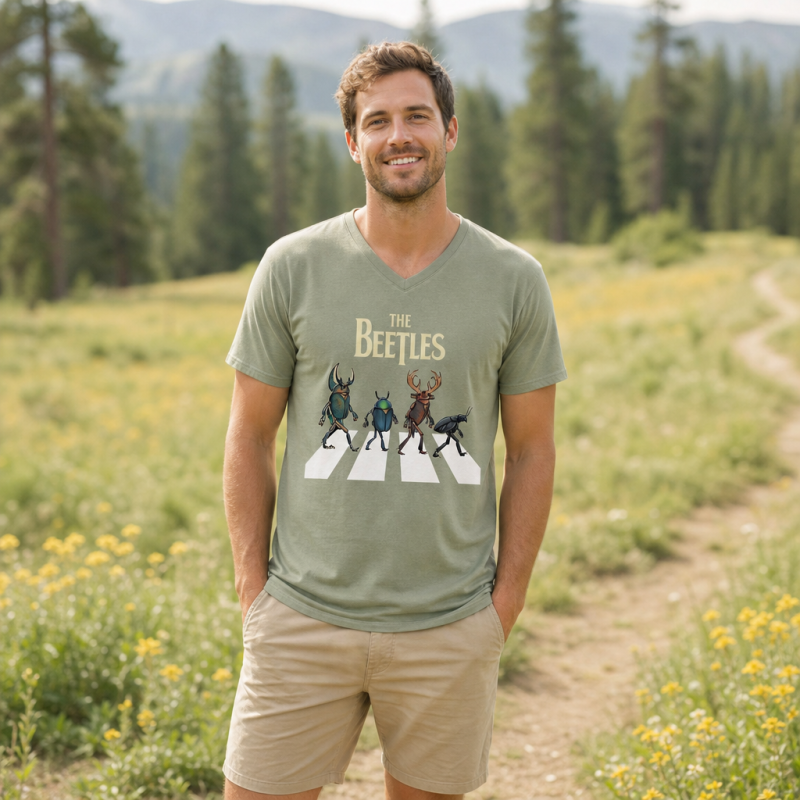 Department of Wildlife Bear Identification V-neck T-Shirt