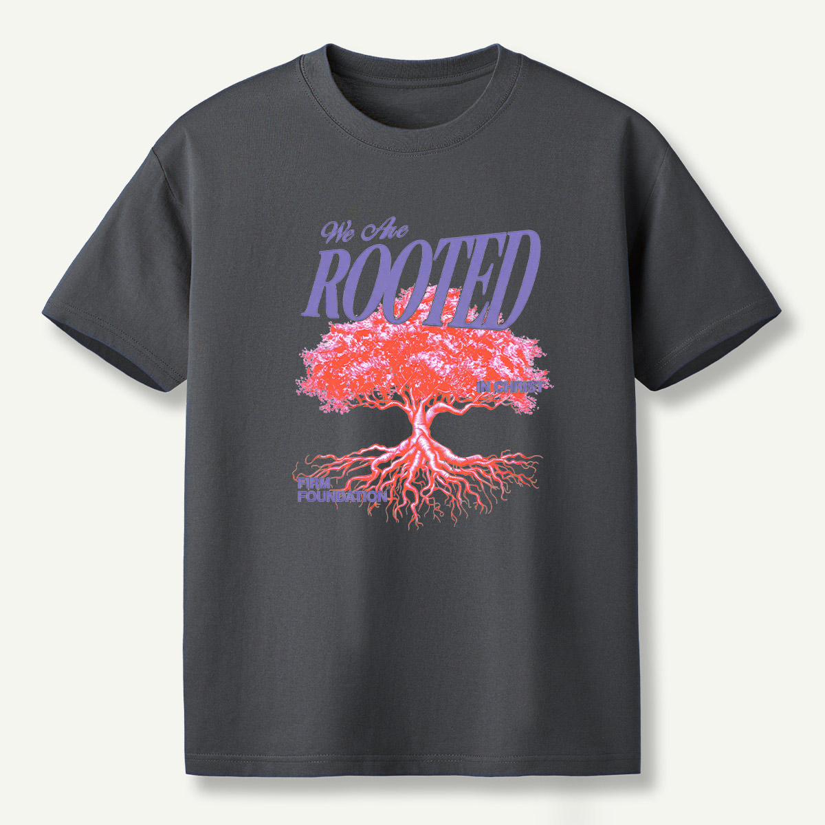 We Are Rooted In Christ Firm Foundation T-Shirt